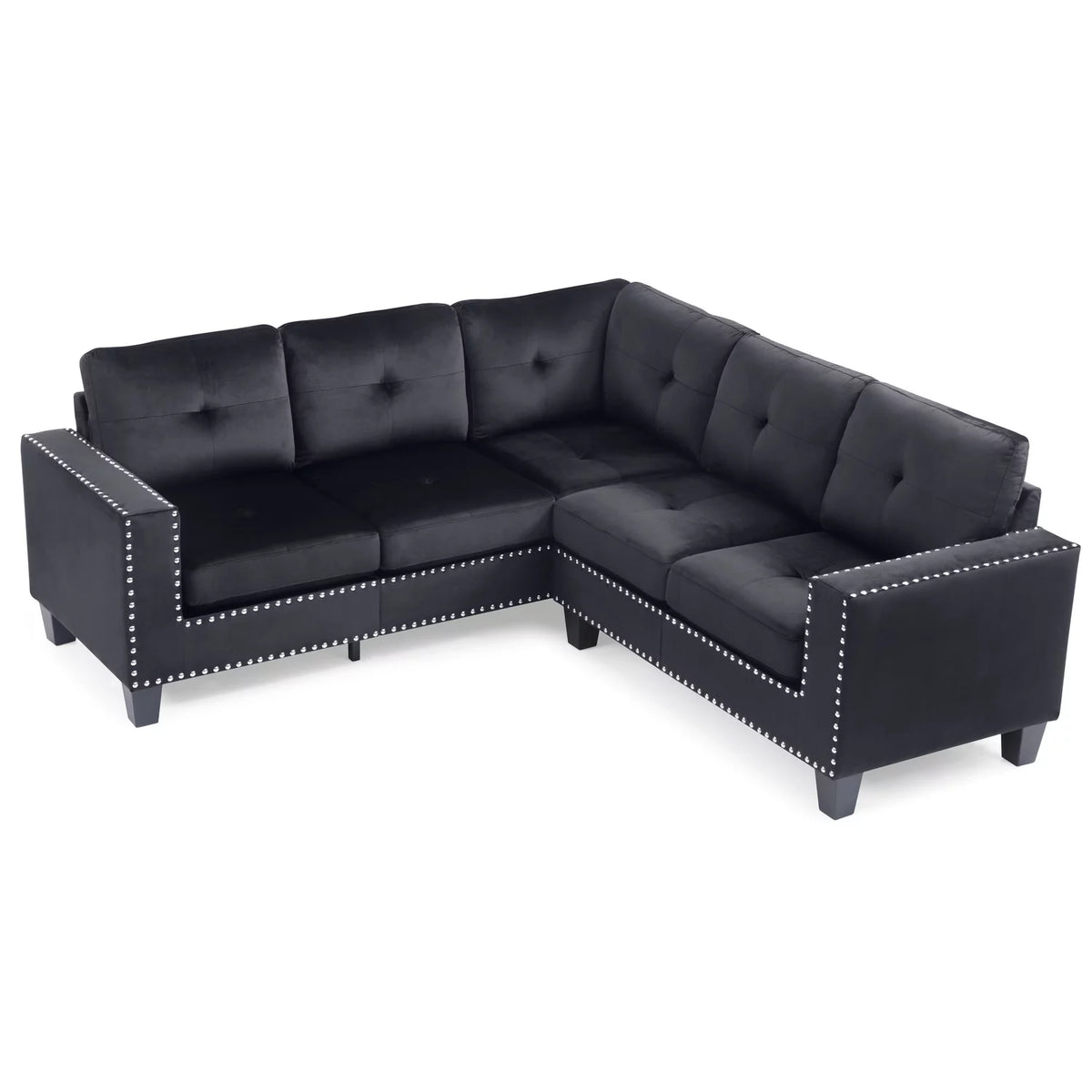 Black Sectional D171