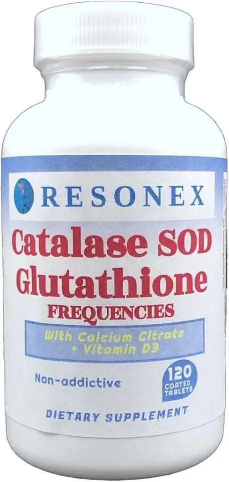 Catalase, Superoxide Dismutase (SOD), and Glutathione 120 Tablets A127667