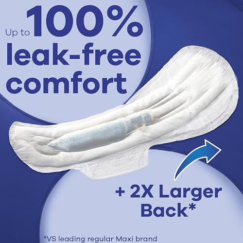 20 Count Heavy Overnight Maxi Pads with Wings F518