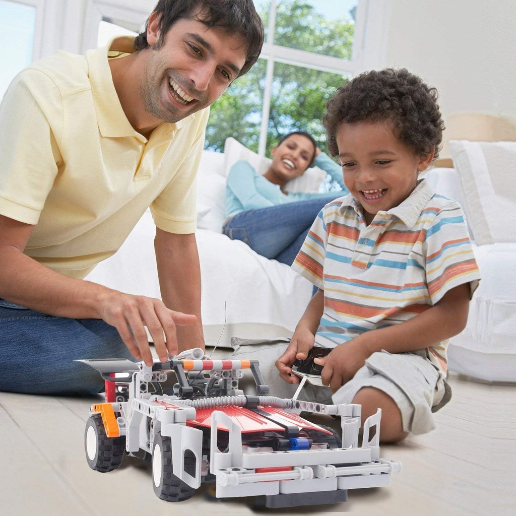 STEM Remote Control Building Kits 2-in-1 Racing Car (326pcs) Bundle with 2-in-1 RC Car Kits (443pcs) Y187