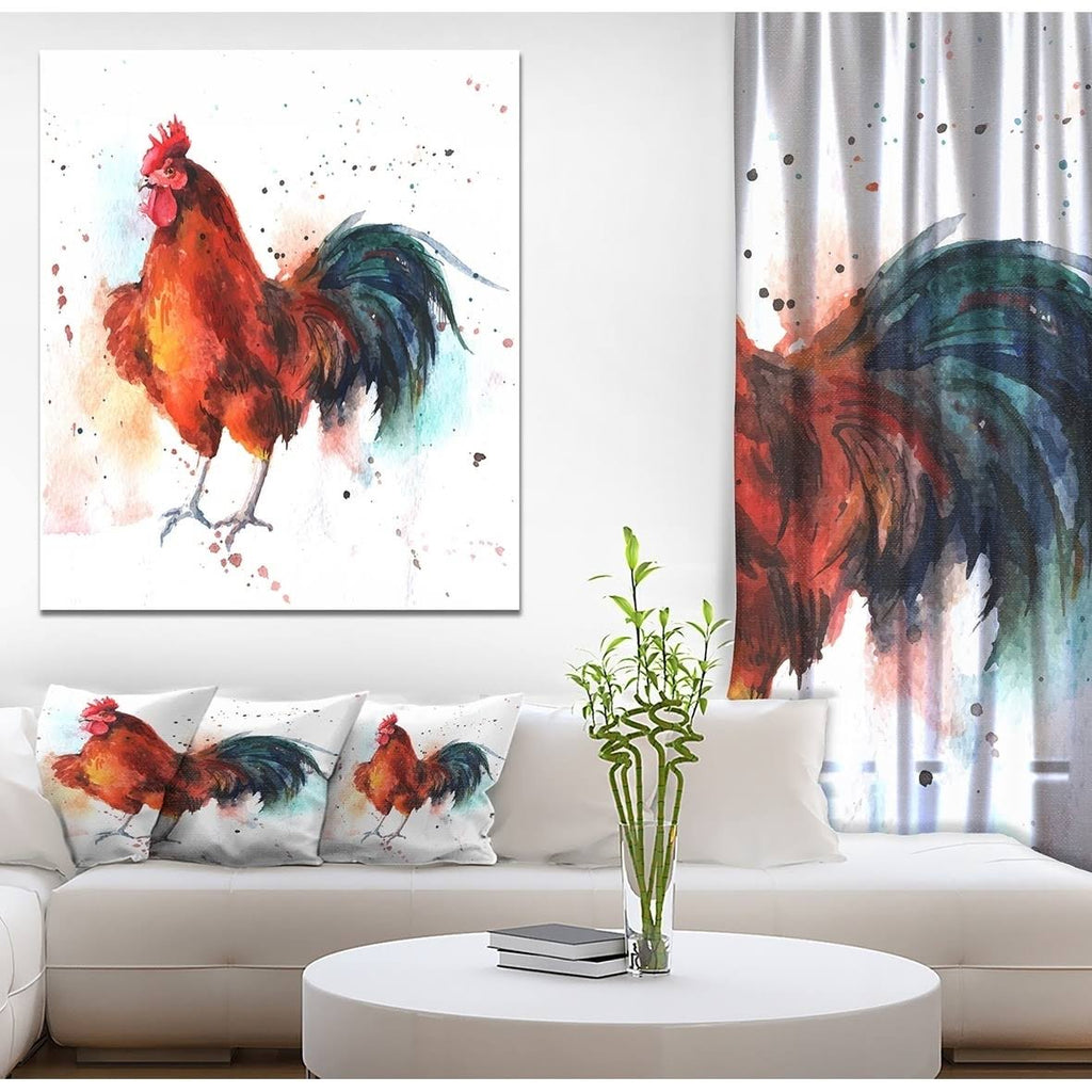 White 12 in. x 20 in. Canvas Print N588785