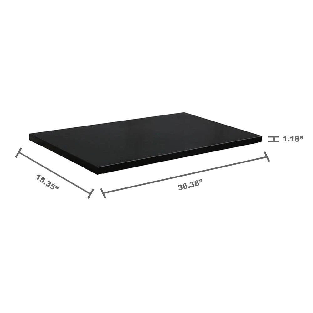 36 in. W x 1 in. H x 15 in. D Steel Shelf Set (2-Pack) E640574
