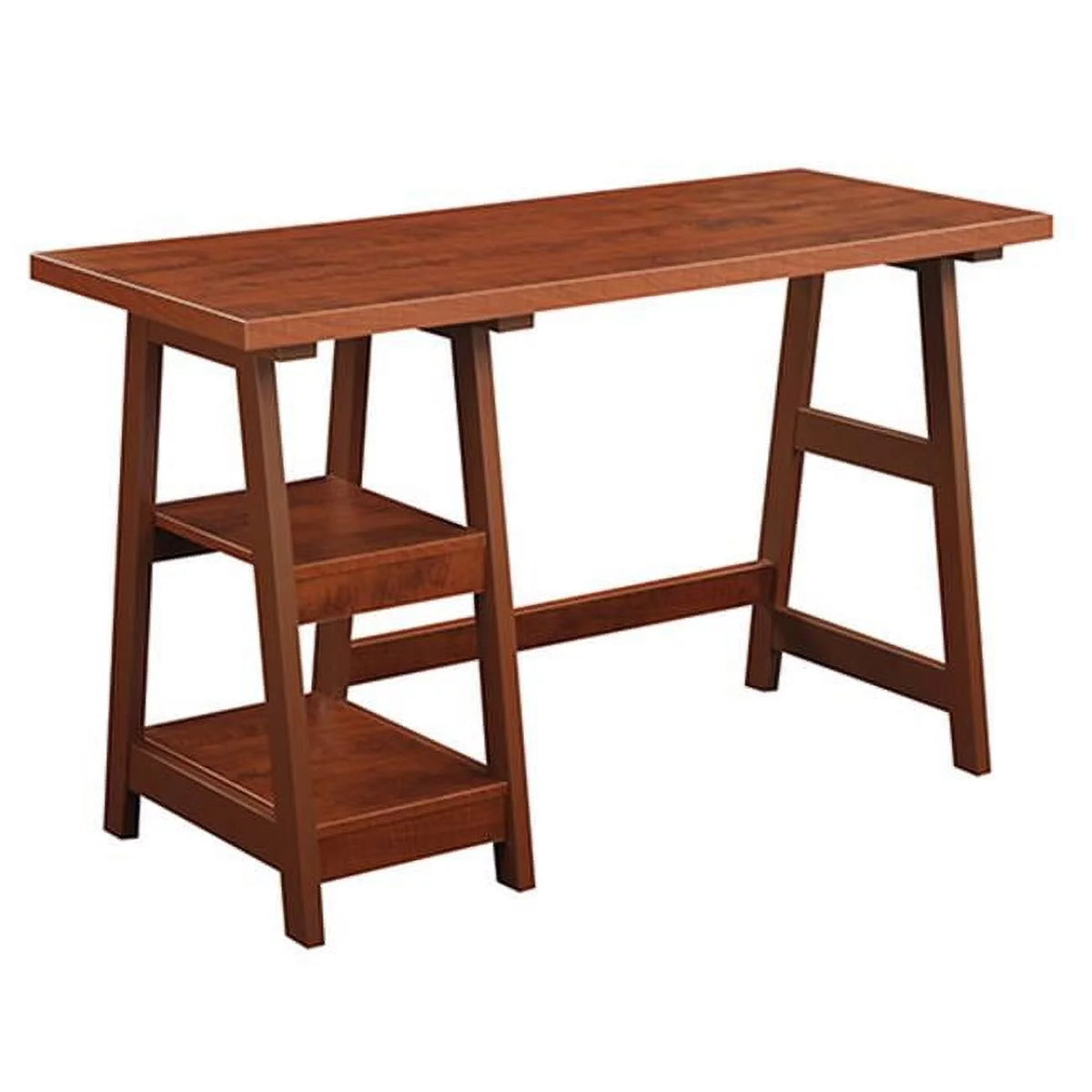 Cherry Finish Trestle Desk I50686