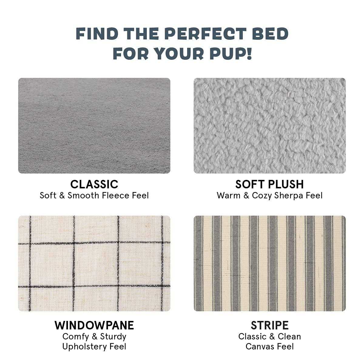 Memory Foam Dog Bed Plush Mattress D9924