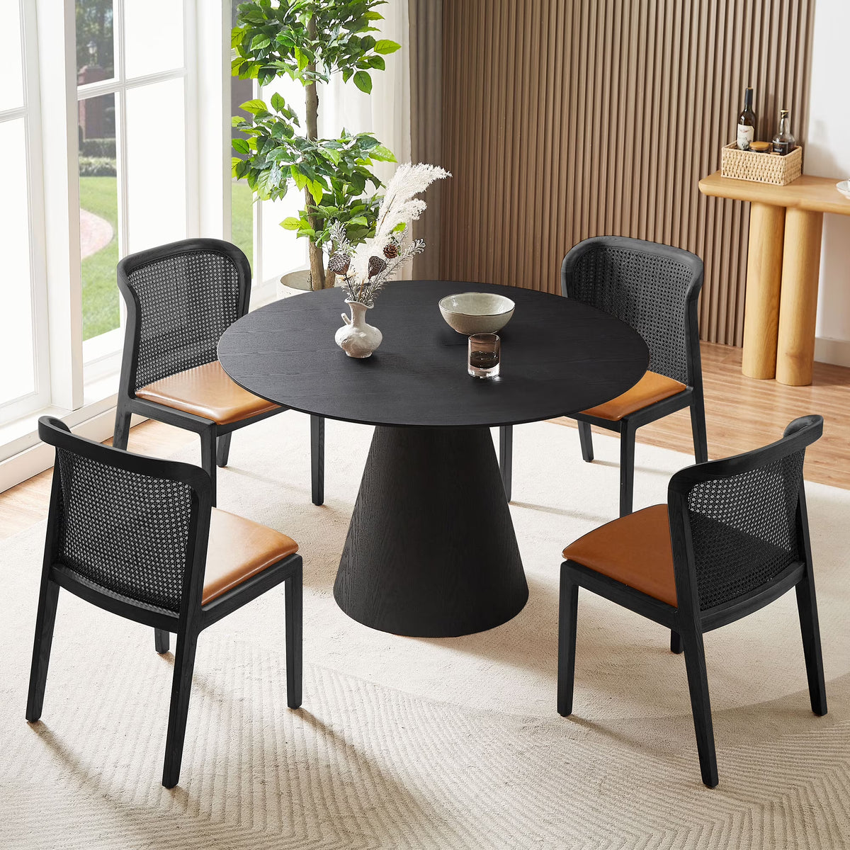 Black Round Dining Table B990728