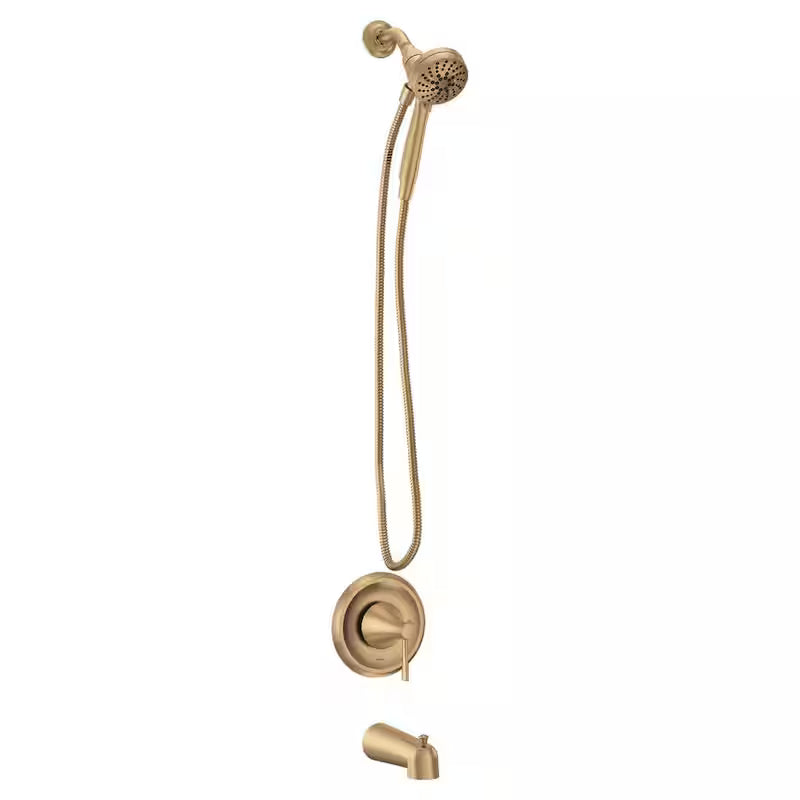 Bronzed Gold 6-Spray Tub and Shower Faucet X29080