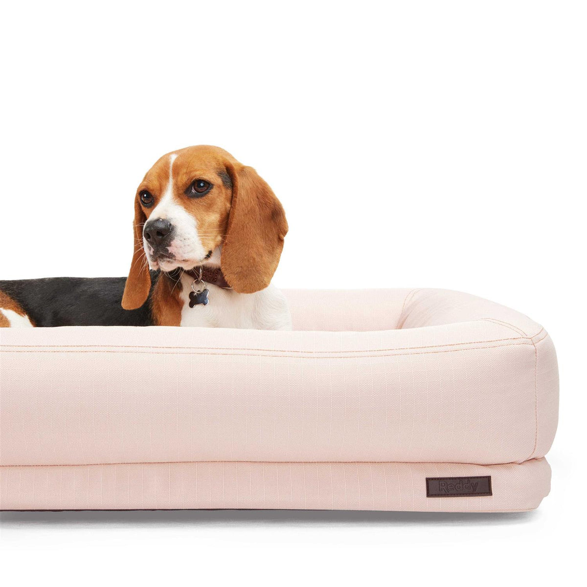 Recycled Fabric Pink Dog Bed K6413
