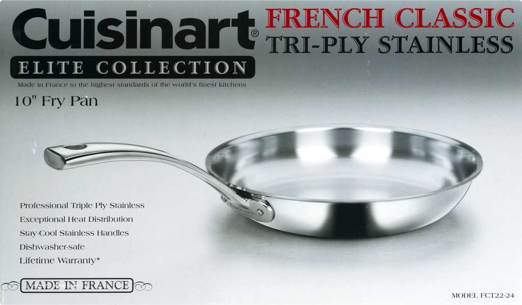 10" Tri-Ply Stainless Fry Pan U297