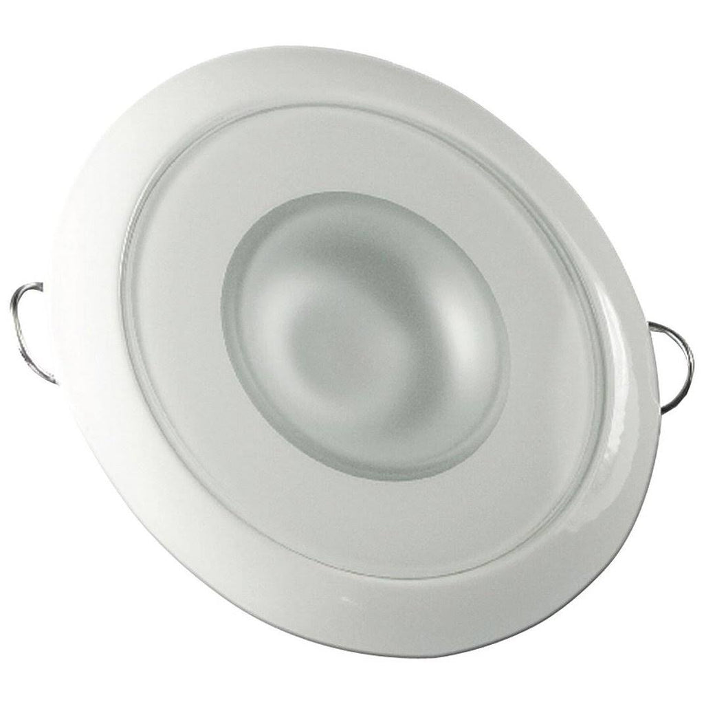 Flush Mount Down Light White Bezel 2-Color White Blue Dimming Y2203