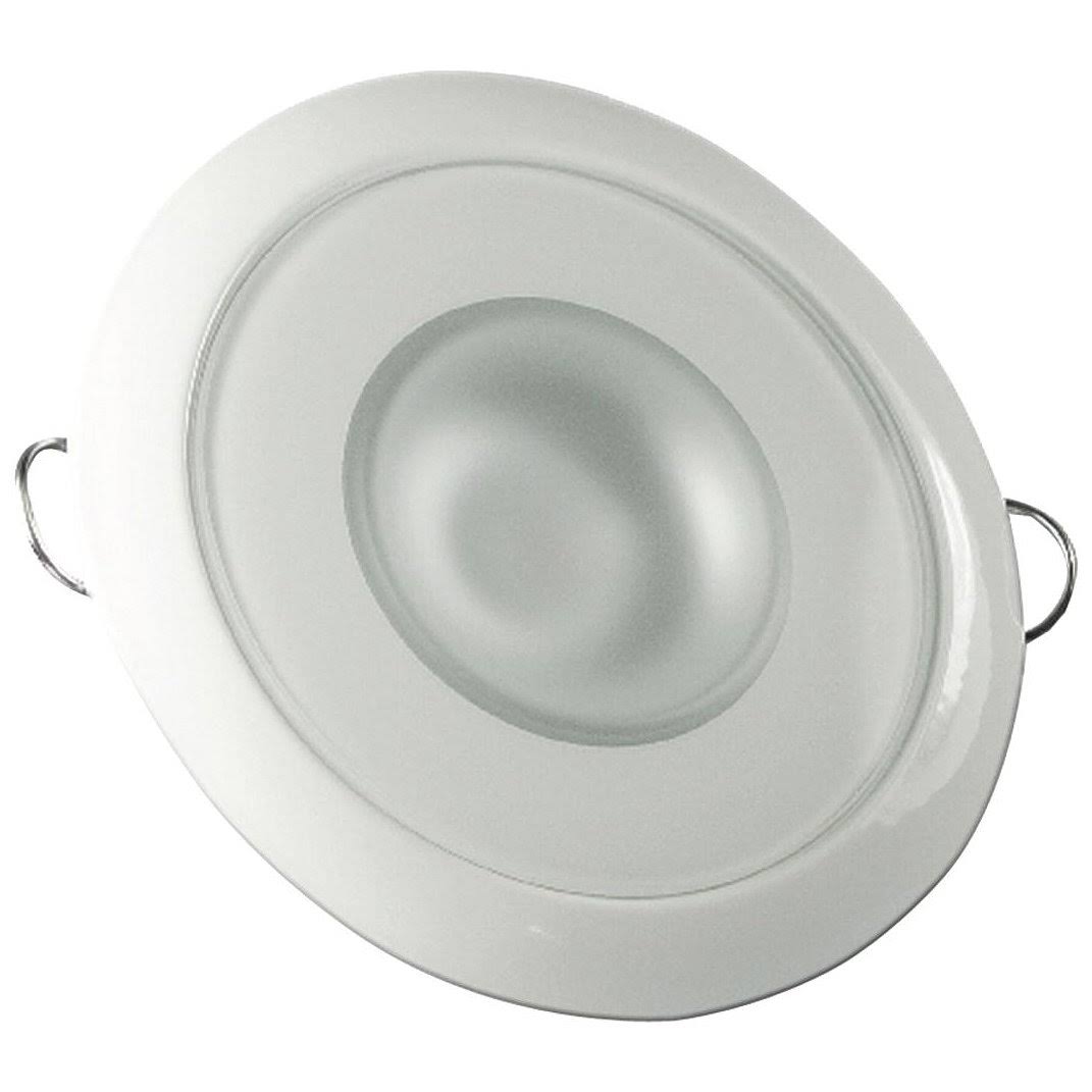 Flush Mount Down Light White Bezel 2-Color White Blue Dimming Y2203
