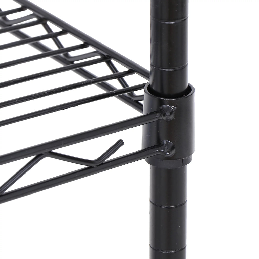 Rolling Kitchen Cart Black I555