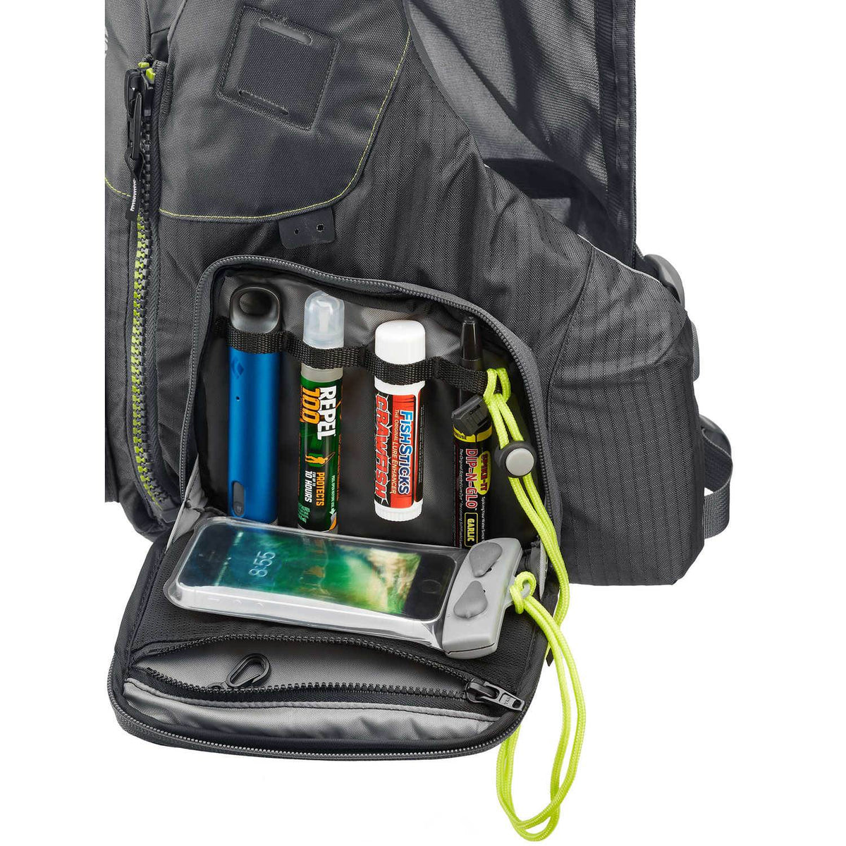 Charcoal Large/XL Fishing Kayak Lifejacket S198