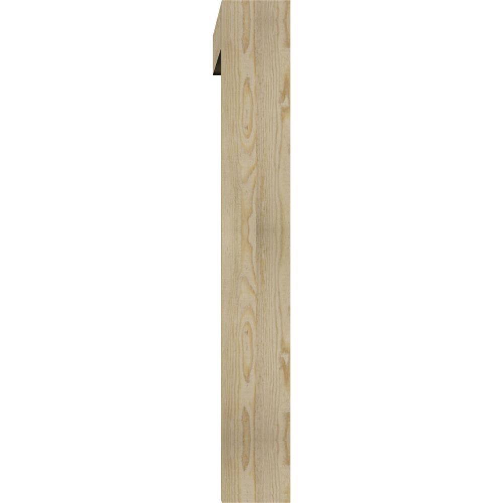 6x22W x 44x22D x 44x22H Rough Sawn Bracket with Offset Brace, Douglas Fir A89709