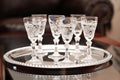 Set Of 6 2-Oz Hand Made Crystal Glasses Y73408
