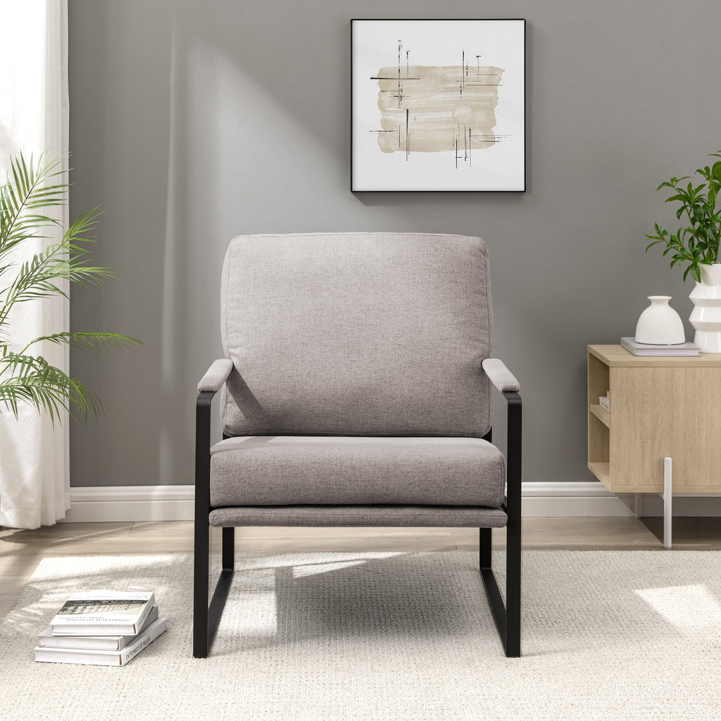Contemporary Wide Accent Chair Q419422