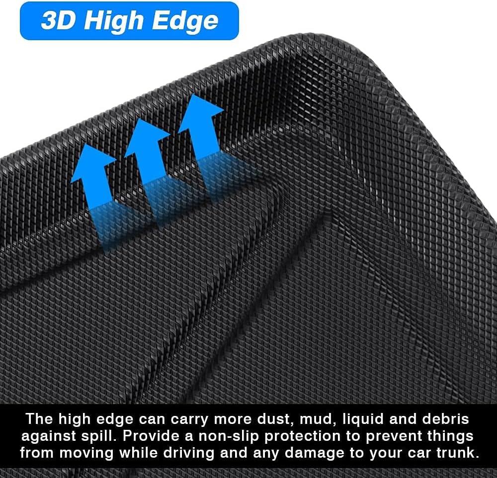 Custom Fit Cargo Liner Trunk Tray Heavy Duty Rubber Waterproof Protector R8389
