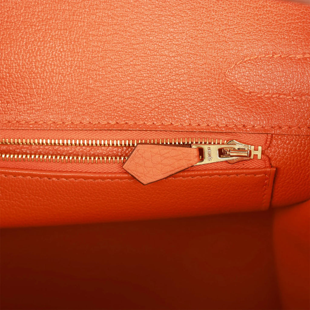 Orange Clemence Leather Handbag N762156