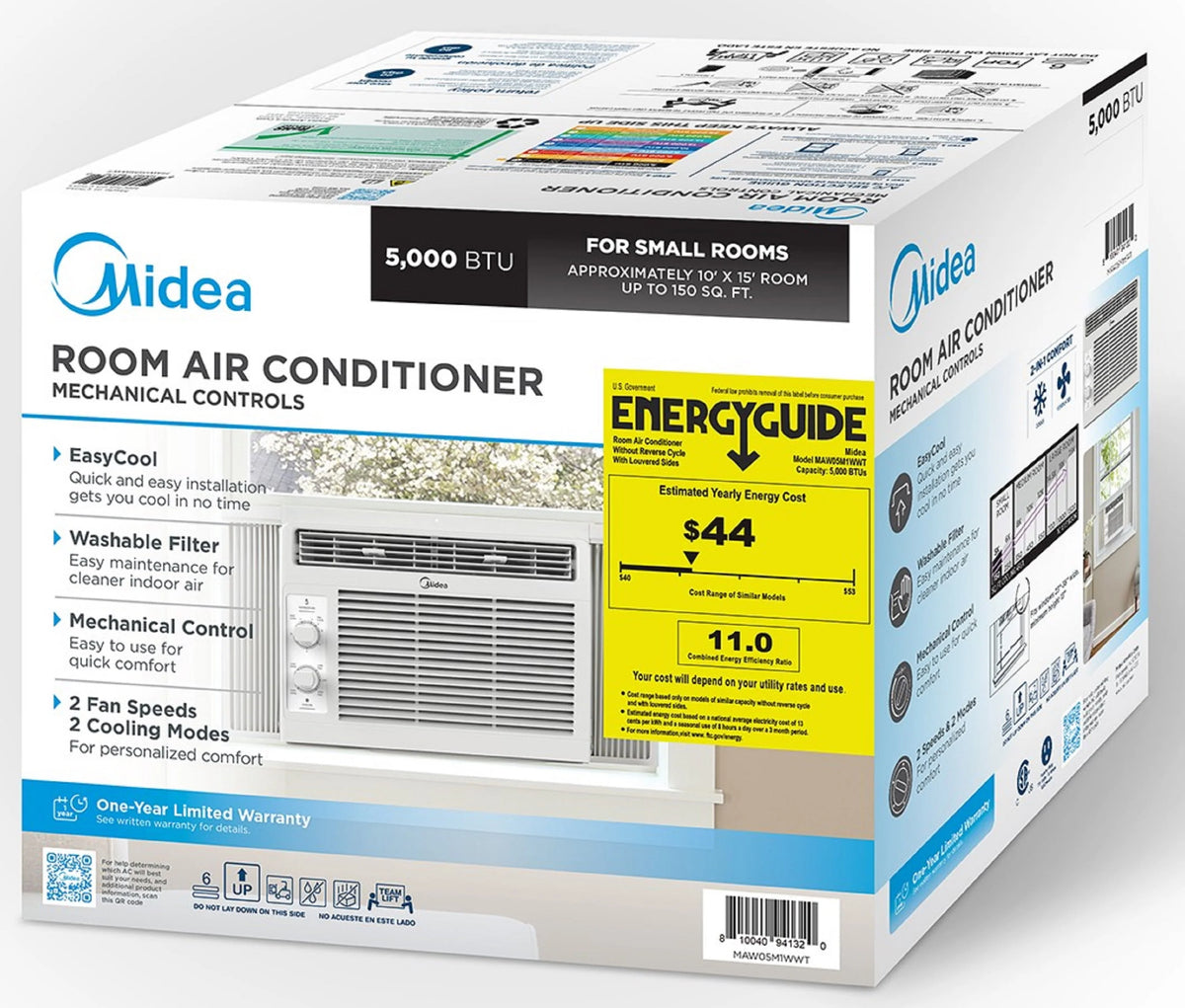 5,000 BTU 115V Mechanical Window Air Conditioner E28470