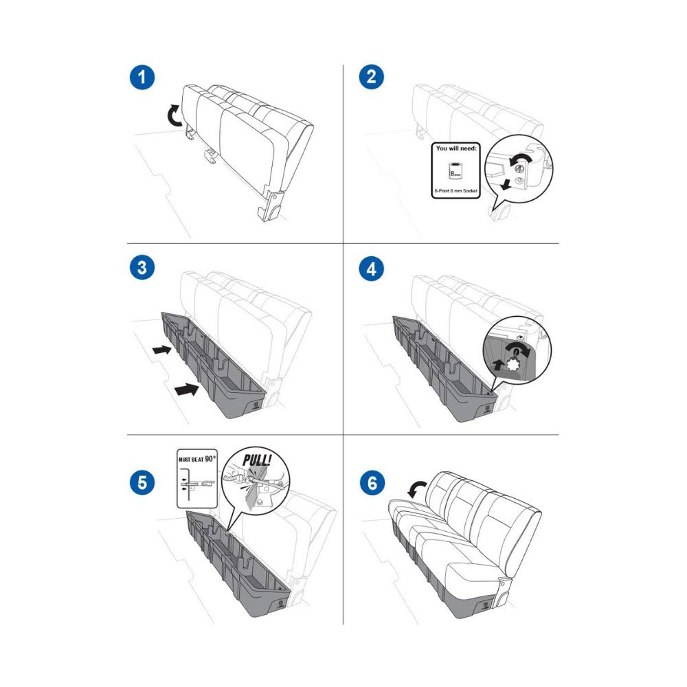 Rear Underseat Storage Box R85164