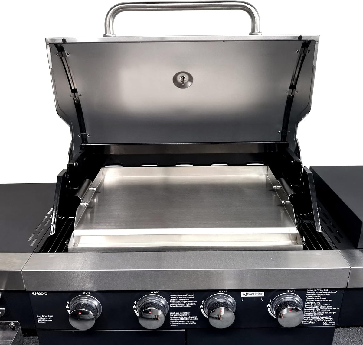 22X16-IN Stainless Steel Grill-top Griddle W288