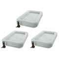 3 Pack Raised Frame Air Mattress Bed with Hand Pump U315747