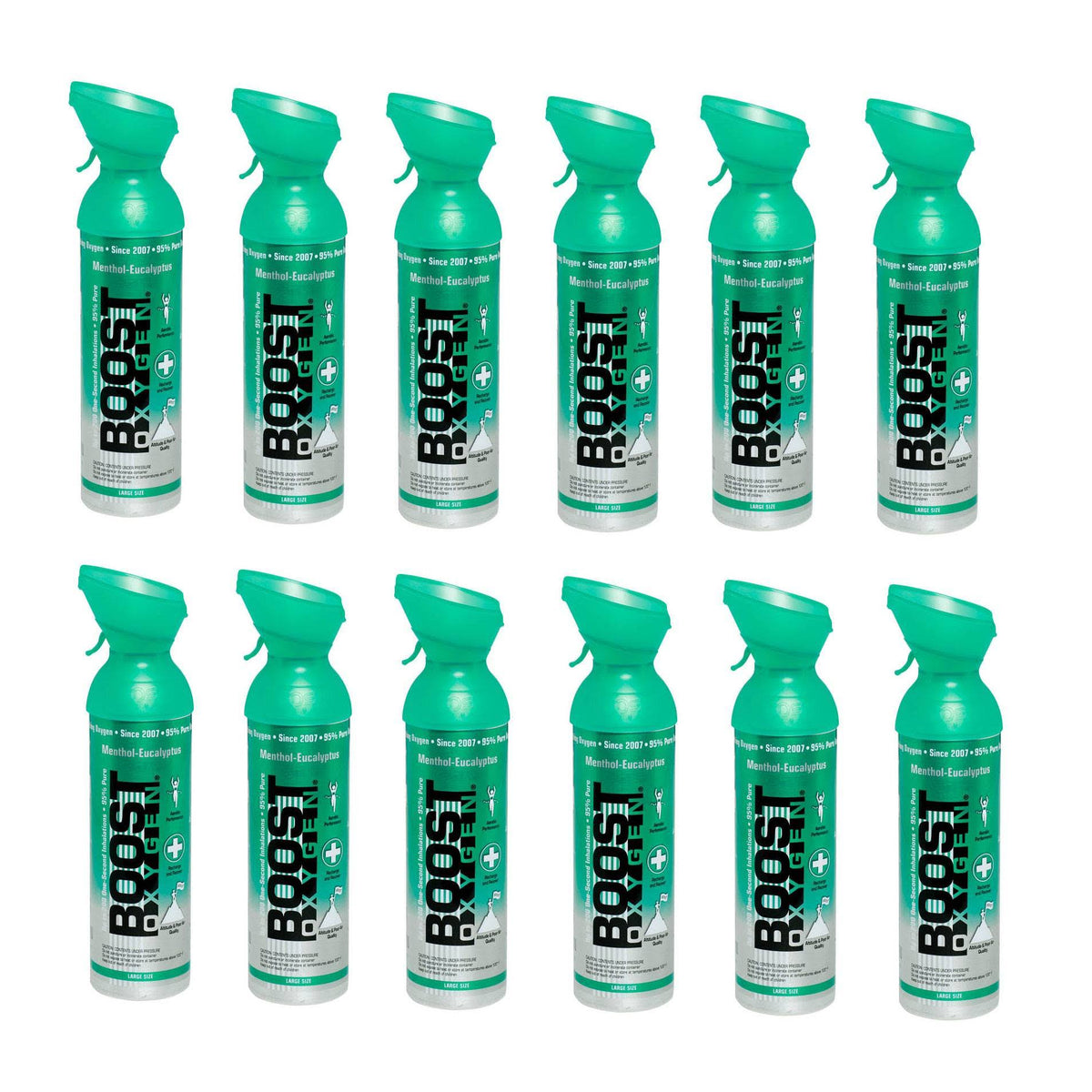 Menthol Eucalyptus 12 Pack Pure Oxygen Canister A2988