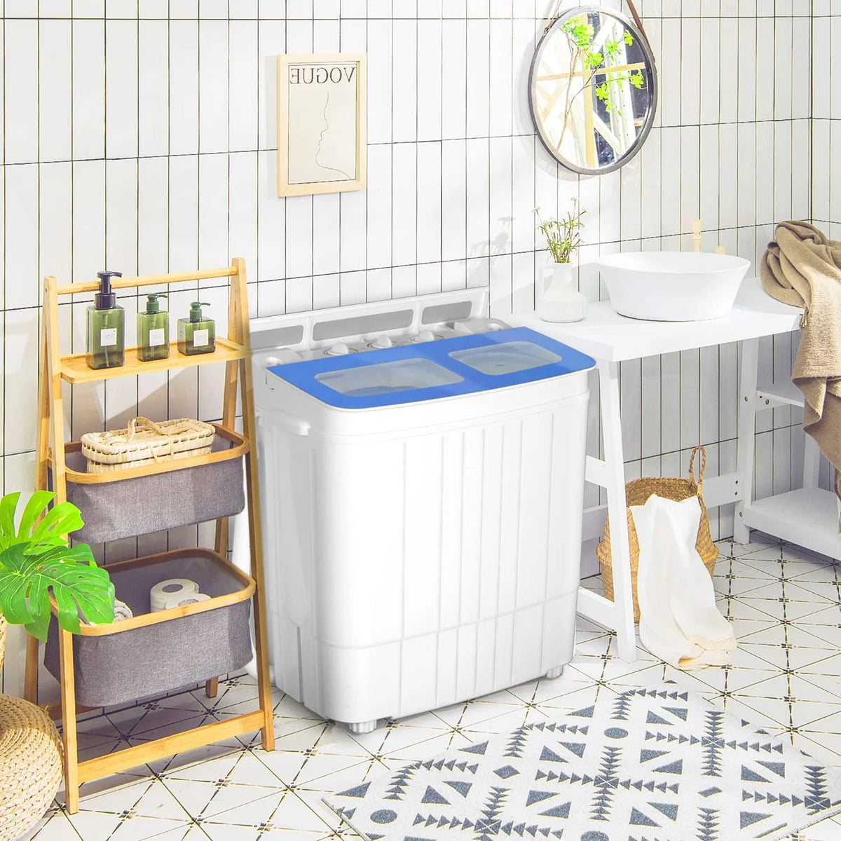 Portable Mini Twin Tub Washing Machine Z2270
