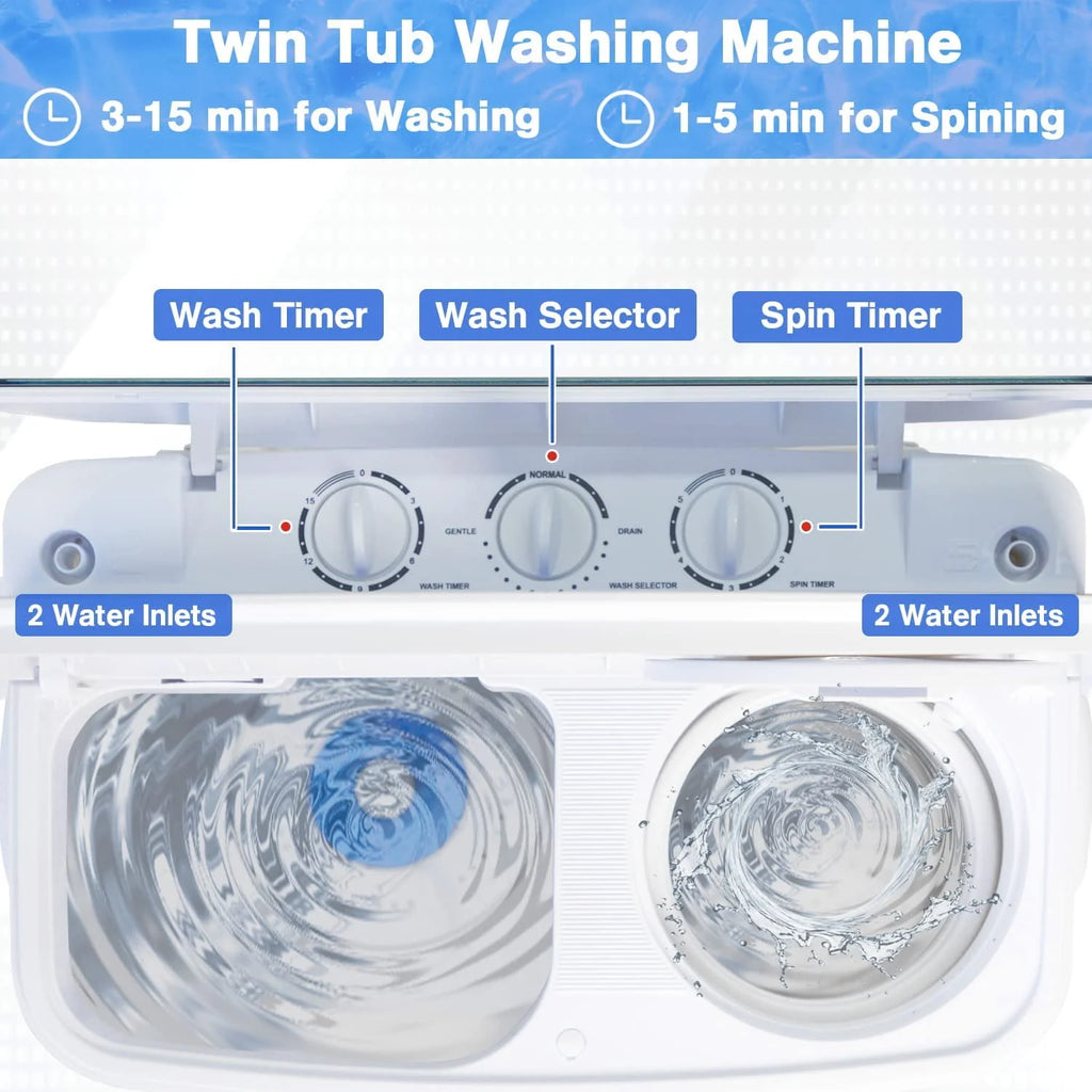 Portable Mini Twin Tub Washing Machine Z2270