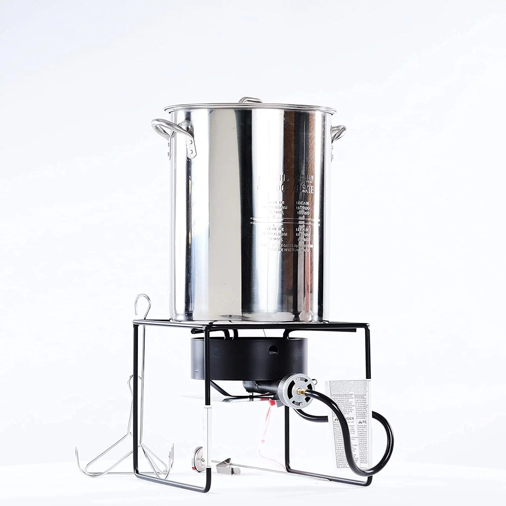 12 in. Stainless Steel Turkey Fryer Pot D647529