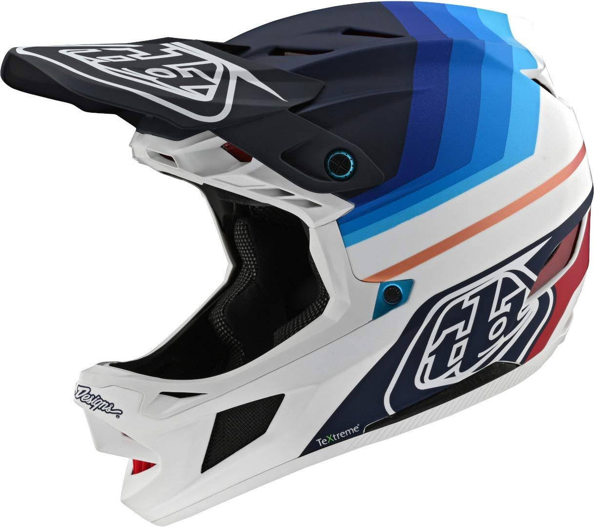 Navy White Large Carbon Helmet J6990