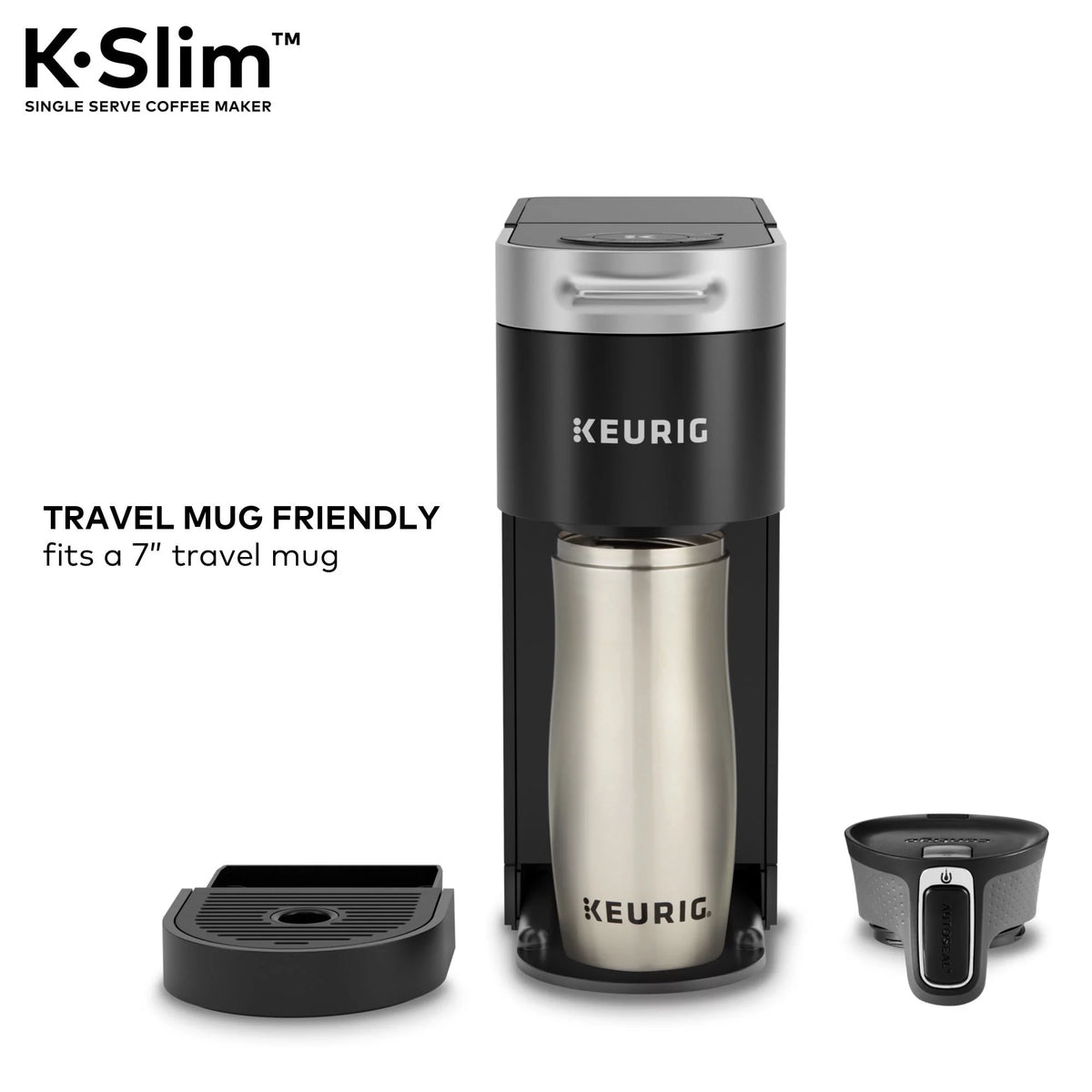 Black Single Serve K-Cup Pod Coffee Maker H83045
