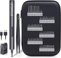 Mini Electric Screwdriver with 60 Magnetic Precision Bits, 3.7V Rechargeable T8449