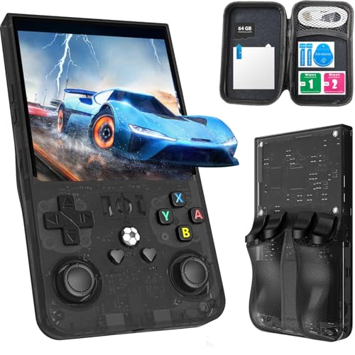 Handheld Game Console 4.0 Inch IPS 64GB TF Card 4000mAh Battery New Black V992