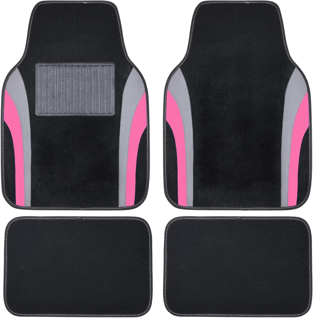 Colorful Universal Fit Car Floor Mats Set of 4 W475821