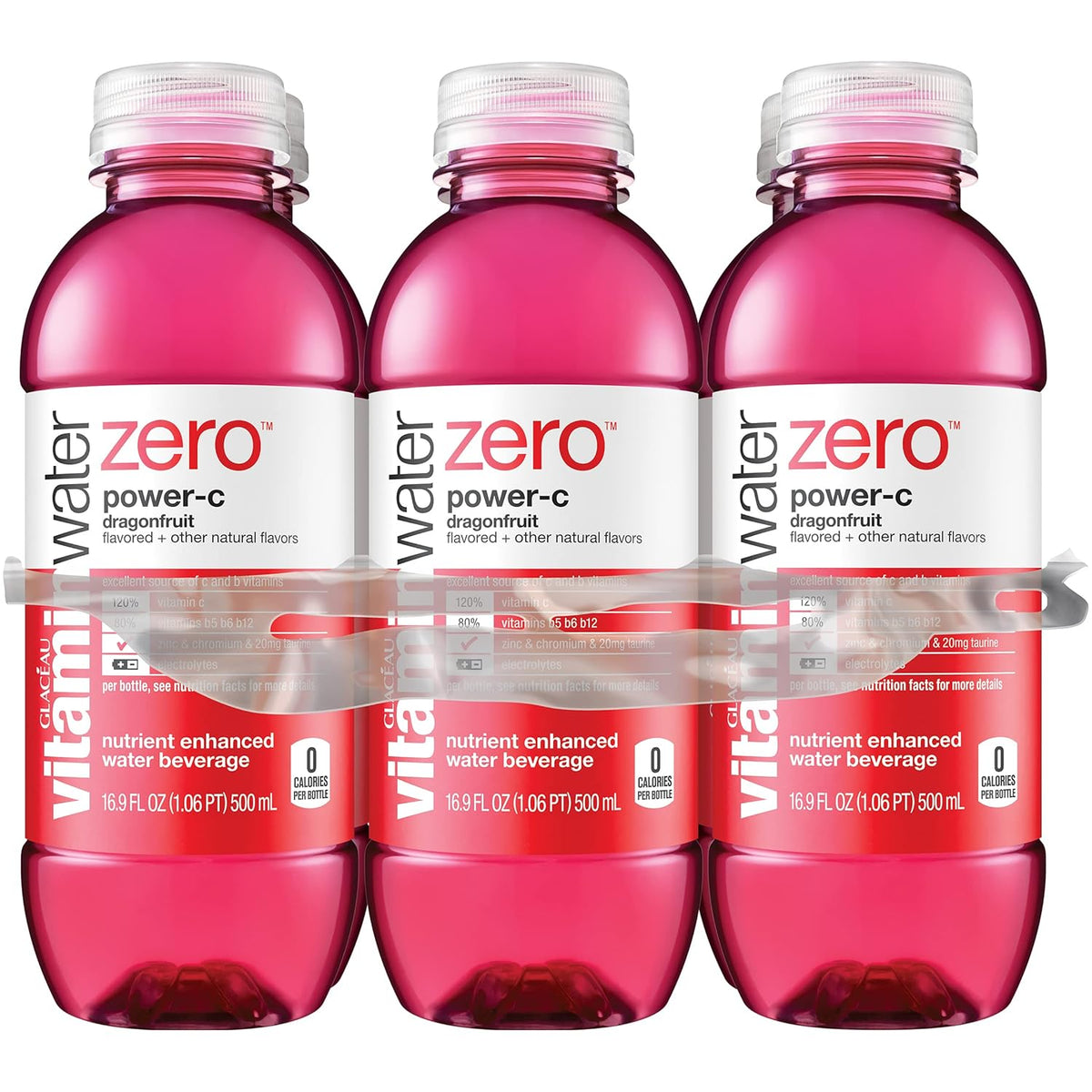 16.9 fl oz 6 Pack Vitaminwater Zero O896
