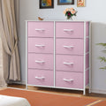Black 8 Drawer Fabric Dresser U902