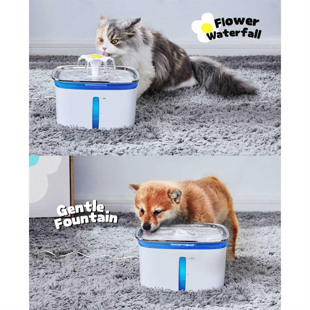 95oz/2.8L Automatic Pet Water Fountain Z586507