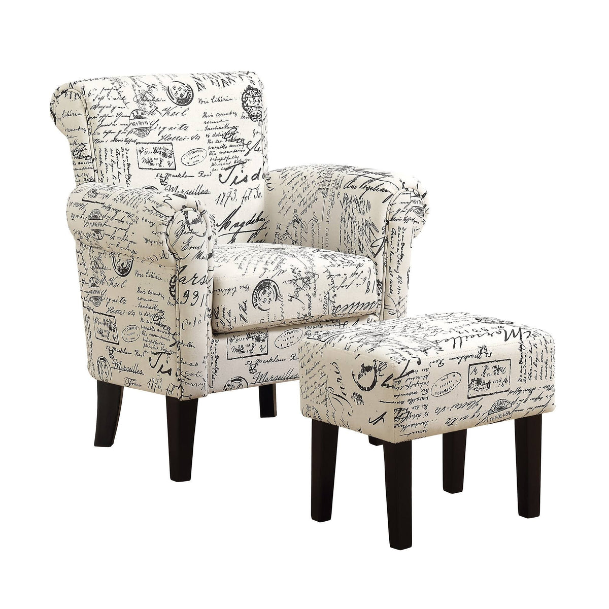 Beige 2 Piece Accent Chair Set A446364
