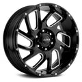 20x10 Black Milled Wheel P5467