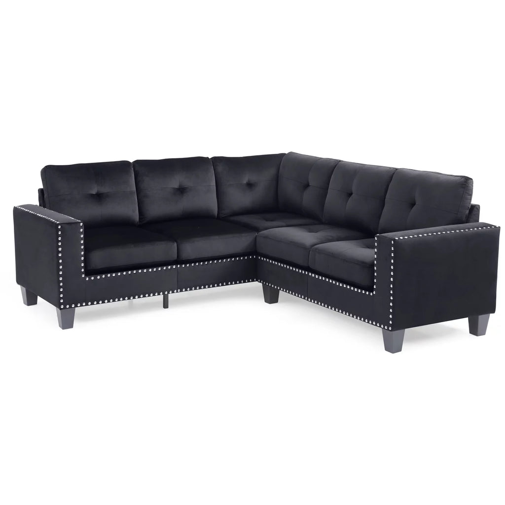 Black Sectional D171
