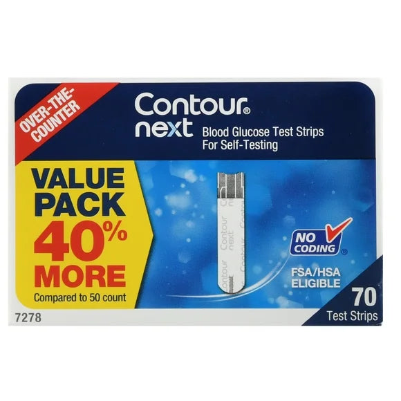 Blood Glucose Test Strips 70 Count A152023