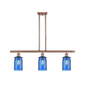 Brushed Brass 3 Light Island Light Q7352