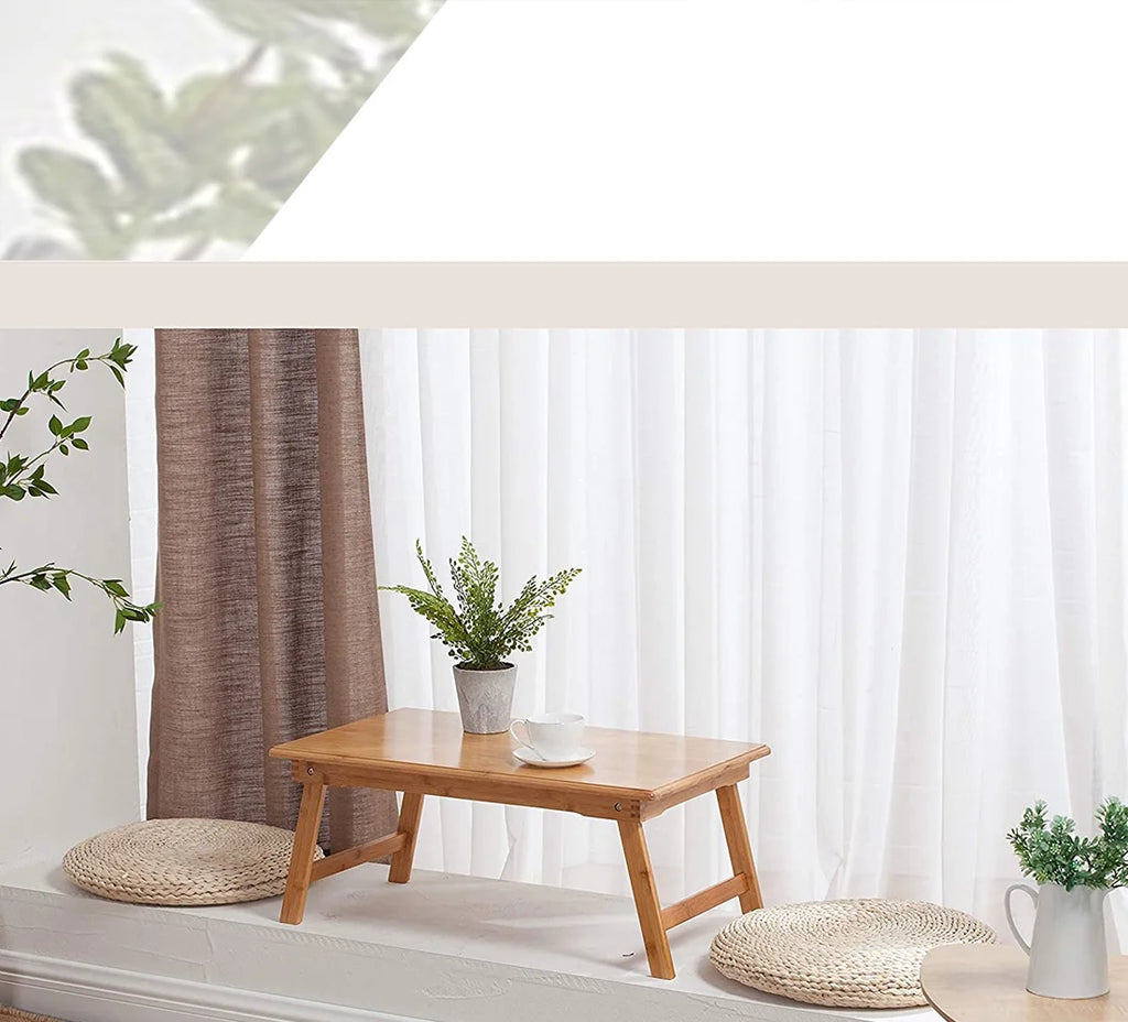 Bamboo Folding Laptop Desk Table Z93500