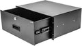 4U Black Rack Mount Drawer with Lock and Key A316