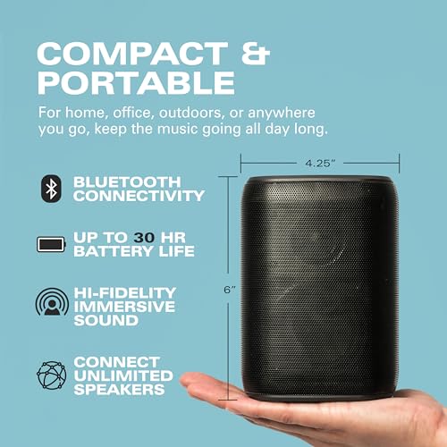 Two Speakers Bundle with up to 150 ft Range and 30 Hours Battery Life V667