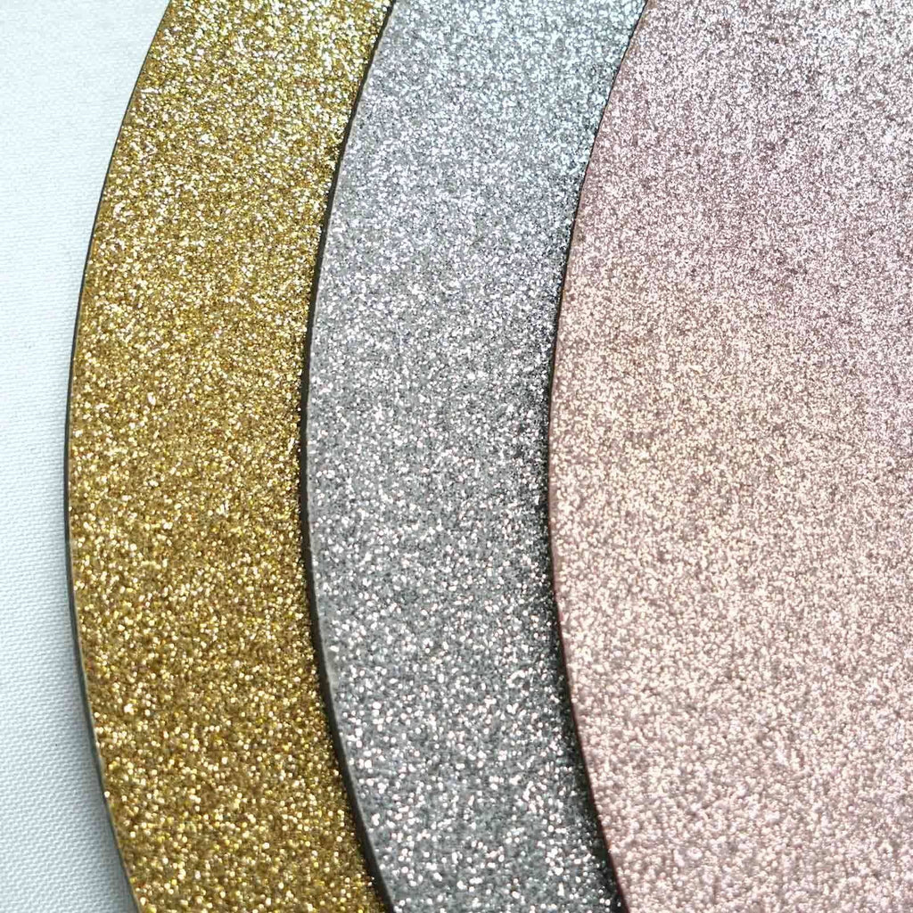 24 Pcs Silver Round Charger Plates M779