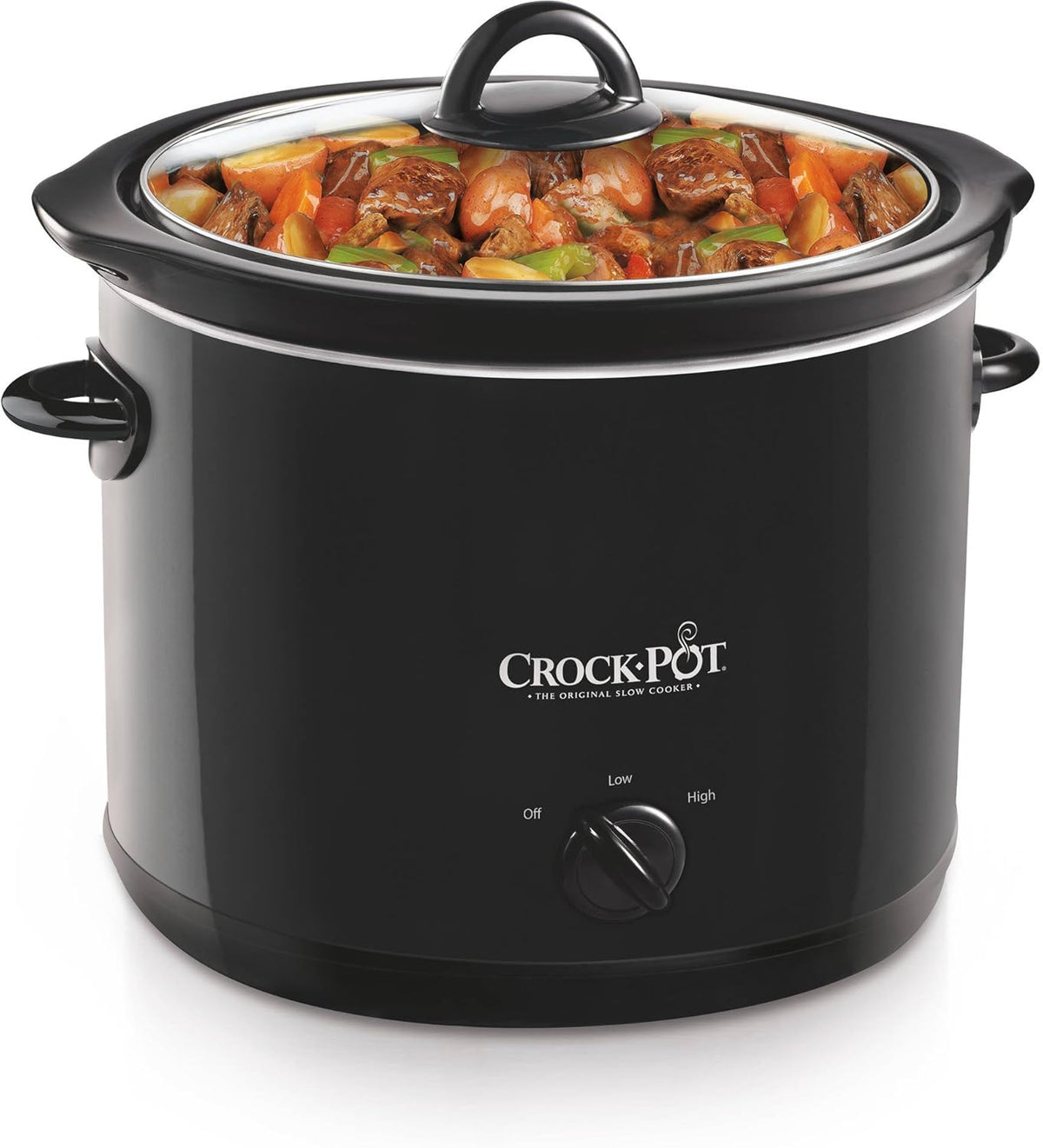 4-Quart Manual Slow Cooker, Black F4113
