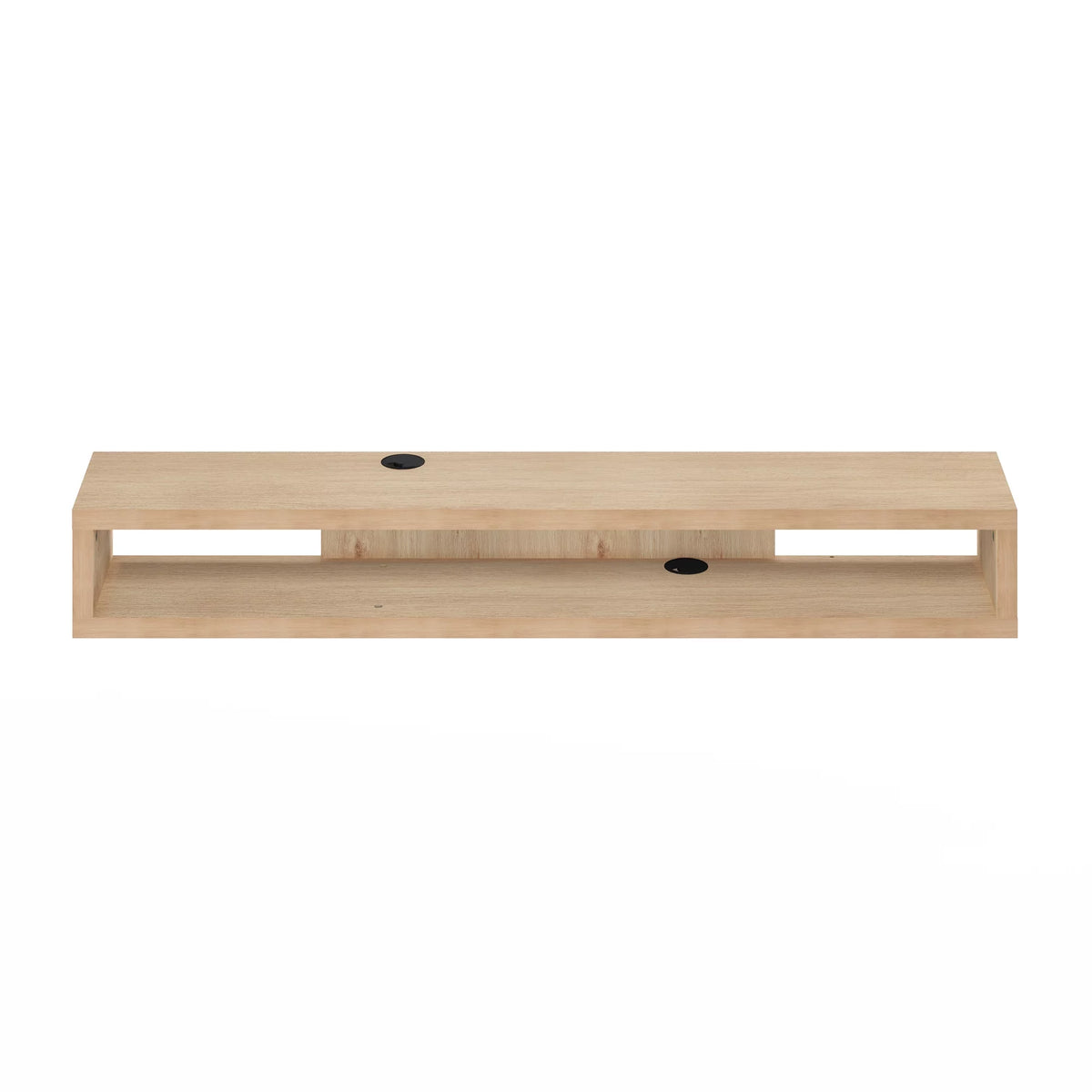 Wall Mounted Floating Media Console, 72 inch, Marcy Oak A9471