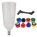 Oil Fill Funnel Kit with Swivel Offset Extension Tube, 10Pcs, Pack of 2 A2351
