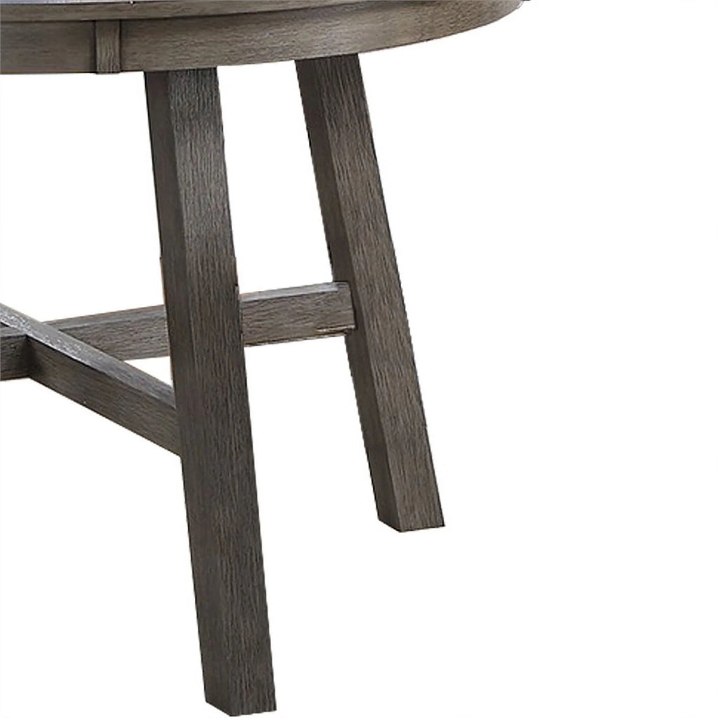 48 in. Round Rubberwood Dining Table B45243